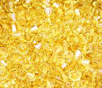 6MM Citrine Swarovski Bicone Beads 20 Gross (2880 Pieces) (249) embroidery materials, jewelry making, rare beads, wedding decorations, rare