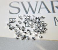 3mm Swarovski Crystal Metallic Crystal Comet Argent Light 2X FC Bicone beads 36/72/144/432/720 Pieces jewelry making, embroidery materials