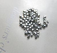 3mm Swarovski Crystal Metallic Crystal Comet Argent Light 2X FC Bicone beads 36/72/144/432/720 Pieces jewelry making, embroidery materials