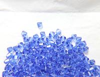 6mm Swarovski Sapphire (206) Bicone Beads Cuts 20 Gross (2880 Pieces) Jewelry supplies, rare findings, embroidery materials, premium beads