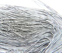 Gray Metallic Matte Finish, French Wire, Bullion Wire, Kora, Gimp Wire 50/100/200/400 Grams, Embroidery Haute Couture materials