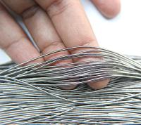 Gray Metallic Matte Finish, French Wire, Bullion Wire, Kora, Gimp Wire 50/100/200/400 Grams, Embroidery Haute Couture materials
