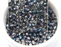 5mm Swarovski Elements Article 5000 Crystal Metallic Blue Faceted Round Beads 6/12/36/172/44/288/720 Pieces