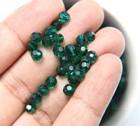 5mm Swarovski Elements Article 5000 Emerald Faceted Round Beads 6/12/36/172/44/288/720 Pieces