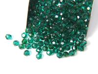 5mm Swarovski Elements Article 5000 Emerald Faceted Round Beads 6/12/36/172/44/288/720 Pieces