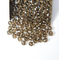 6mm Swarovski Elements Article 5025 Smoky Quartz Faceted Oval Bead 6/12/36/172/44/288/720 Pieces