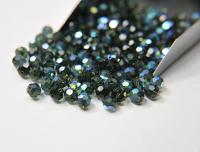 6mm Swarovski Elements Article 5000 Green Tourmaline AB Faceted Round Beads 6/12/36/172/44/288/720 Pieces