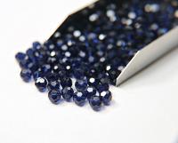 6mm Swarovski Elements Article 5000 Dark Indigo (288) Faceted Round Beads 6/12/36/172/44/288/720 Pieces