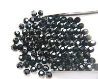 6mm Swarovski Elements Article 5000 JET Faceted Round Beads 6/12/36/172/44/288/720 Pieces