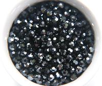 6mm Swarovski Elements Article 5000 Jet Hematite Faceted Round Beads 6/12/36/172/44/288/720 Pieces
