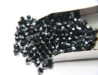 6mm Swarovski Elements Article 5000 Jet Hematite Faceted Round Beads 6/12/36/172/44/288/720 Pieces