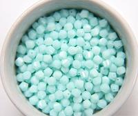 6mm Swarovski Mint Alabaster Beads 5020 Faceted Helix Bead 6/12/36/72/144/288/720 Pieces Jewelry making beads