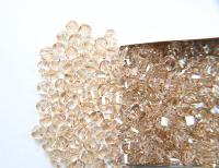 6mm Swarovski Crystal Golden Shadow Beads 5020 Faceted Helix Bead 6/12/36/72/144/288/720 Pieces Jewelry making beads
