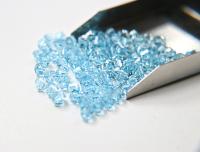 6mm Swarovski Aquamarine Beads 5020 Faceted Helix Bead 6/12/36/72/144/288/720 Pieces Jewelry making beads