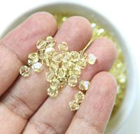 4/5mm Jonquil Swarovski Bicones 12/36/72/144/432/720 Pieces jewelry making beads embroidery materials, rare jewelry findings, wedding decor