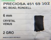 6 mm Crystal Venus Preciosa Vintage Bicones 12/36/72/144/288 Pieces Jewelry making beads Made in Czech Republic rare findings, jewelry beads