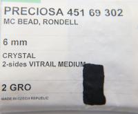 6 mm Crystal Vitrail Medium Preciosa Vintage Bicones 12/36/72/144/288 Pieces jewelry supplies, vintage findings, Made in Czech Republic