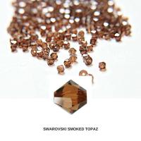 4mm Smoked Topaz Swarovski Bicone beads 36/72/144/432/720 Pieces (259) jewelry beads VINTAGE SWAROVSKI, wedding decorations, embroidery