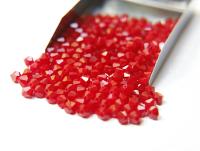 6/8 MM Dark Red Coral Swarovski Bicone Beads 12/36/72/144/288 Pieces (396) Embellishments bridals, PREMIUM MATERIALS, Jewlery making beads