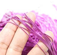 DARK VIOLET Metallic French Wire, Bullion Wire, Gimp Wire 50/100/200/400 Grams, Embroidery Haute Couture materials