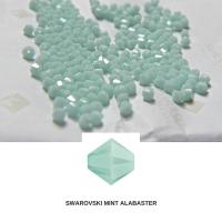 4/5mm Mint Alabaster Swarovski Bicone beads 12/36/72/144/432/720 Pieces (397) VINTAGE SWAROVSKI, jewelry making, embroidery materials
