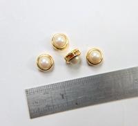 High Quality 8mm Japanese Pearls Sewon Settings 6/12/36 Pieces GOLD/RHODIUM SETTINGS, Haute Couture, embellishments