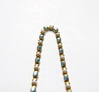 16ss Vintage Swarovski Rhinestone Chain in Aquamarine and Pearl (4mm) 0.5/1/2/5/15 Meters Wedding Bridal Supplies|Jewelry Making|Decoration