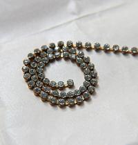 12 SS Swarovski Bezel Cup Chain 27000 in Light Azore 3mm Made in Austria 0.5/1/2/5 Meters Wedding Bridal Supplies|Jewelry Making|Decoration