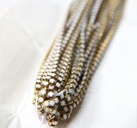12SS Swarovski Vintage Rhinestone Chain White Alabaster (281) 3mm 0.5/1/2/5 Meters wedding decorations, strass chains