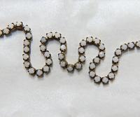 12SS Swarovski Vintage Rhinestone Chain White Alabaster (281) 3mm 0.5/1/2/5 Meters wedding decorations, strass chains