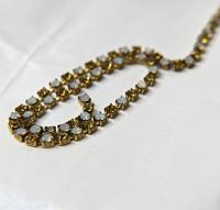 12 SS Vintage Rhinestone Chain Swarovski Olivine & Sand Opal 3mm 0.5/1/2/5 Meters Wedding Bridal Supplies|Jewelry Making|Decoration, vintage