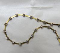 12 SS Vintage Fancy Rhinestone Chain Swarovski in Crystal 3mm 0.5/1/2/5 Meters Wedding Bridal Supplies|Jewelry Making|Decoration, vintage