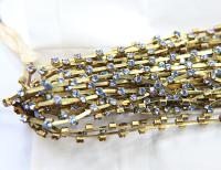 12 SS Vintage Fancy Rhinestone Chain Swarovski in Light Sapphire 3mm 0.5/1/2/5 Meters vintage findings, strass chains, craft supplies, rare