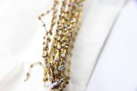 12 SS Vintage Fancy Rhinestone Chain Swarovski in Crystal Aurore Boreale 3mm 0.5/1/2/5 Mtr Wedding Bridal Supplies|Jewelry Making|Decoration