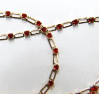 Vintage Swarovski Cupchains 272R4 - Round String 12ss in Light Siam (3mm) 0.5/1/2/5 Meters Wedding Bridal Supplies|Jewelry Making|Decoration