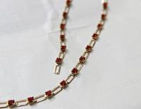 Vintage Swarovski Cupchains 272R4 - Round String 12ss in Light Siam (3mm) 0.5/1/2/5 Meters Wedding Bridal Supplies|Jewelry Making|Decoration