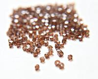 Smoked Topaz (2.5mm) Swarovski Bicone Xillion Cuts Beads 36/72/144/432/1000 Pieces (259) 5328 embellishments couture, jewelry making, rare