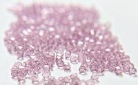 2.5mm Light Amethyst Swarovski Bicone Xillion Cuts 36/72/144/432/1000 Pieces (212) 5328 jewelry making, couture embellishments, vintage bead