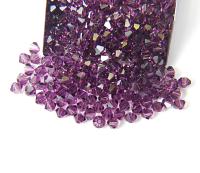 3mm Amethyst Swarovski Bicone beads 36/72/144/432/720 Pieces Jewelry findings, embroidery materials, jewelry making, rare beads, craft