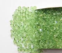 3mm Peridot Swarovski Bicone 36/72/144/432/720 Pieces Jewelry findings, embroidery materials, jewelry making, craft supplies, premium beads