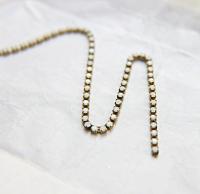 18pp Swarovski Vintage Chain in White Alabaster (2.5mm) 0.5/1/2/5 Meters Brass Settings Wedding Bridal Supplies|Jewelry Making|Decoration