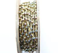 12 SS Vintage Fancy Rhinestone Chain Swarovski in Crystal Aurore Boreale 3mm 0.5/1/2/5 Mtr Wedding Bridal Supplies|Jewelry Making|Decoration