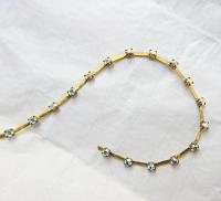 12 SS Vintage Fancy Rhinestone Chain Swarovski in Crystal Aurore Boreale 3mm 0.5/1/2/5 Mtr Wedding Bridal Supplies|Jewelry Making|Decoration