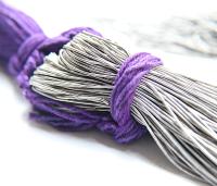 Gray Metallic Matte Finish, French Wire, Bullion Wire, Kora, Gimp Wire 50/100/200/400 Grams, Embroidery Haute Couture materials