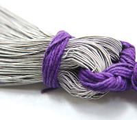 Gray Metallic Matte Finish, French Wire, Bullion Wire, Kora, Gimp Wire 50/100/200/400 Grams, Embroidery Haute Couture materials