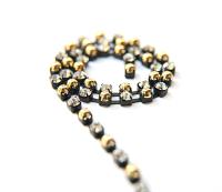 16ss Vintage Swarovski Rhinestone Chain in Crystal and Gold Pearls (4mm) 0.5/1/2/5/15 Meters Wedding Bridal Supplies|Jewelry|Decoration
