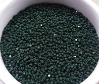 11/0 Charlotte true Cuts Beads Matt Deep Green Transparent 10/20/50/250/500 (10Grams 1300 Pieces)