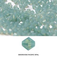 6/8 MM Pacific Opal Swarovski Bicone Beads 12/24/36/72/144/288 Pieces (390) Jewelry making