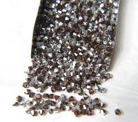 Swarovski (4mm) Smoked Topaz Comet Argent Light Bicones 36/72/144/432/720 Pieces jewelry making findings, craft supplies, PREMIUM MATERIALS