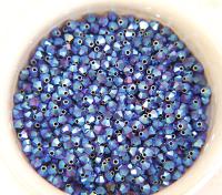 4mm Swarovski Garnet AB 2X FC Bicones Beads Rainbow 36/72/144/432/720 Pieces (241) jewelry making, embroidery couture materials